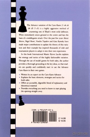 Caro-Kann Advance (Chess Press Opening Guides) - Byron Jacobs [KSIĄŻKA]