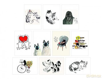 Cat Box: 100 Postcards by 10 Artists - Princeton Architectural Press [KSIĄŻKA]