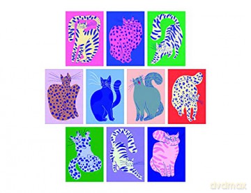 Cat Box: 100 Postcards by 10 Artists - Princeton Architectural Press [KSIĄŻKA]