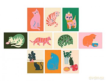 Cat Box: 100 Postcards by 10 Artists - Princeton Architectural Press [KSIĄŻKA]