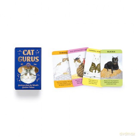 Cat Gurus (Mini Deck): Guidance from the World's Greatest Felines - Liz Faber [KSIĄŻKA]