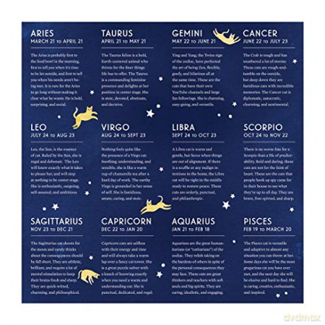 Cat Zodiac 500 Piece Puzzle - Sarah McMenemy [KALENDARZ]