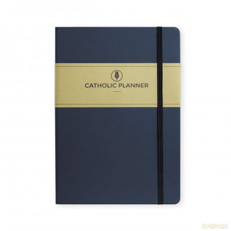 Catholic 2020-2021 Planner: Navy; Academic Edition - Catholic Planner [KALENDARZ]