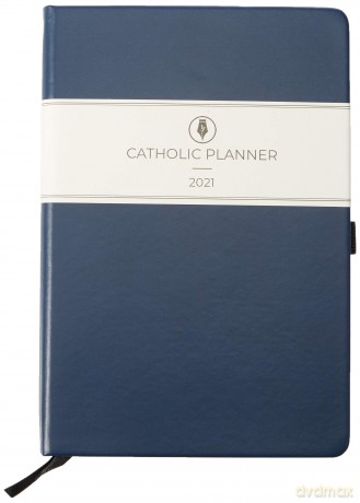 Catholic 2021 Planner: Navy - Catholic Planner [KSIĄŻKA]