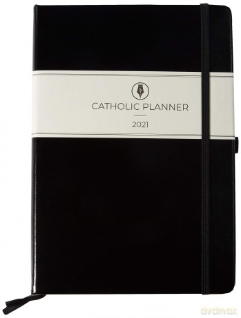 Catholic Black 2021 Planner - Catholic Planner [KSIĄŻKA]