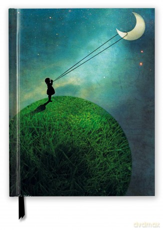 Catrin Welz-Stein: Chasing the Moon (Blank Sketch Book) (Luxury Sketch Books) - Flame Tree Studio [KALENDARZ]