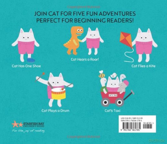 Cat's Adventures: Early Reader Collection - Rebecca Purcell [KSIĄŻKA]