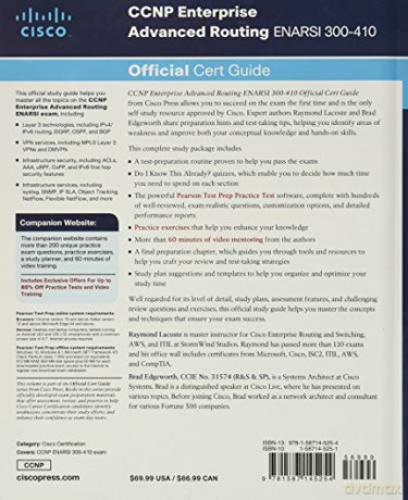 CCNP Enterprise Advanced Routing ENARSI 300-410 Official Cert Guide - Raymond Lacoste [KSIĄŻKA]