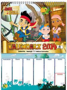 Jake i piraci z Nibylandii Kalendarz 2014 [KSIĄŻKA]