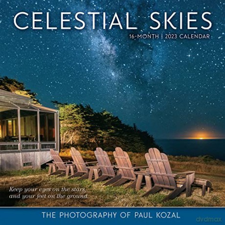 Celestial Skies 2023 16-Month (WALL 16 MONTH) - Paul Kozal [KALENDARZ]