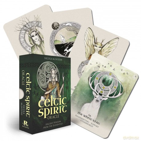 Celtic Spirit Oracle: Ancient wisdom from the Elementals - Nicola McIntosh [KSIĄŻKA]