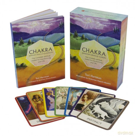 Chakra Wisdom Oracle Cards: The Complete Spiritual Toolkit for Transforming Your Life - Tori Hartman [KSIĄŻKA]