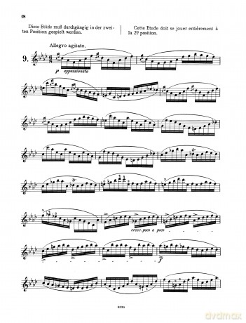 Charles Dancla-20 Etudes brillantes Op.73-Viola - Charles Dancla [KSIĄŻKA]