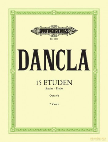 Charles Dancla-Etudes(15) Opus 68-2 Violas - Charles Dancla [KSIĄŻKA]