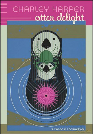 Charley Harper Otter Delight a Folio of Notecards - Charley Harper [KSIĄŻKA]