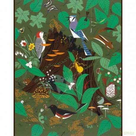 Charley Harper Woodland Wonders 1000-Piece Jigsaw Puzzle - Charley Harper [KSIĄŻKA]