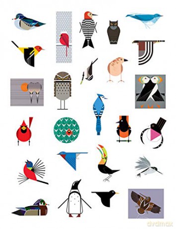 Charley Harper's Birds Sticker Book - Charley Harper [KSIĄŻKA]