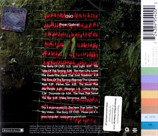 Peter Gabriel: Ovo [CD]