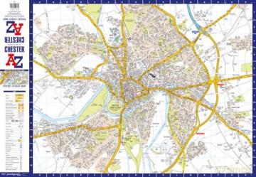 Chester A-Z Pocket Street Map - A-Z Maps [KSIĄŻKA]