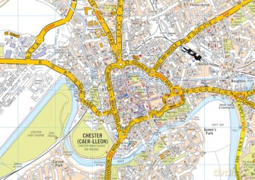 Chester A-Z Pocket Street Map - A-Z Maps [KSIĄŻKA]