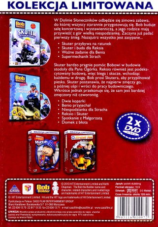 Bob Budowniczy: Skuter przybywa na ratunek / Reksio i skuter [BOX] [2DVD]