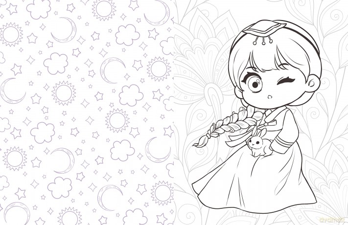 Chibi World Coloring: Color your way through cute and cool chibi art! (2) (Manga Coloring) - Piuuvy [KOMIKS]