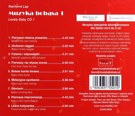 Muzyka bobasa 1 [CD]