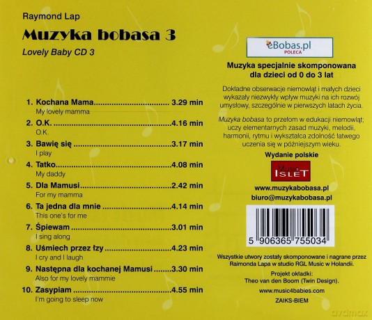 Muzyka bobasa 3 [CD]