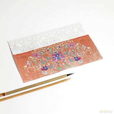 Chinese Designs: Postcard Colouring Book (Multilingual Edition) - Pepin Van Roojen [KSIĄŻKA]