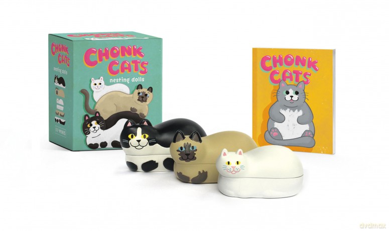 Chonk Cats Nesting Dolls (RP Minis) - Jessie O Moore [KSIĄŻKA]