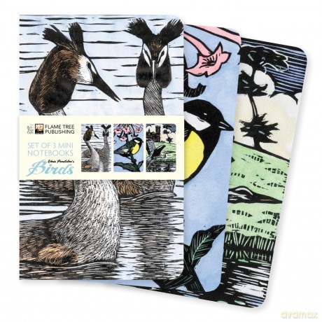 Chris Pendleton Set of 3 Mini Notebooks (Mini Notebook Collections) - Flame Tree Studio [KSIĄŻKA]