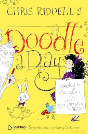 Chris Riddell's Doodle-a-Day: Something to Draw, Colour In or Doodle - For Every Day of the Year! - Chris Riddell [KSIĄŻKA]