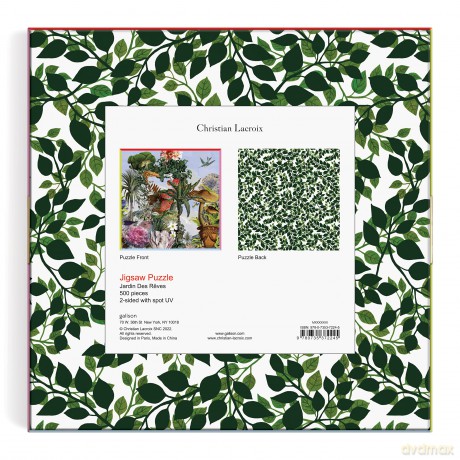 Christian Lacroix Jardin Des Reves 500 Piece Double-Sided Puzzle - Galison [PUZZLE]