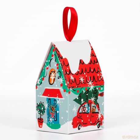 Christmas Car 130 Piece Puzzle Ornament - Louise Cunningham [PUZZLE]