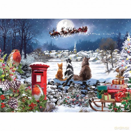 Christmas Delivery 1000 Piece Jigsaw [KSIĄŻKA]
