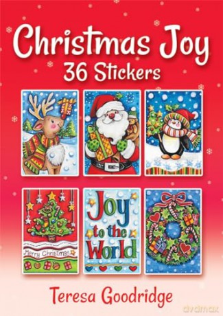 Christmas Joy 36 Stickers (Dover Sticker Books) - Teresa Goodridge [KSIĄŻKA]