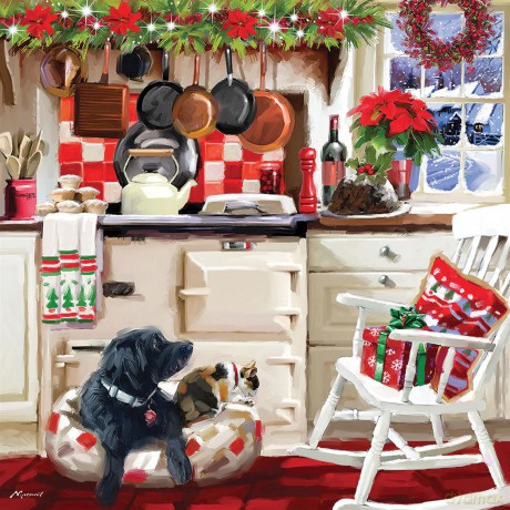 Christmas Kitchen 1000 Piece Jigsaw [PUZZLE]