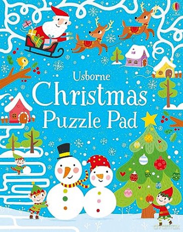 Christmas Puzzles Pad (Puzzle Pads) - Simon Tudhope [KSIĄŻKA]