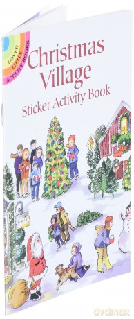 Christmas Village Sticker Activity Book (Little Activity Books) - Joan O'Brien [KSIĄŻKA]