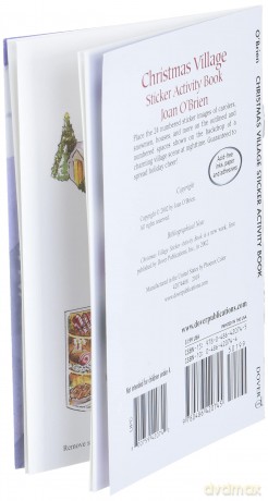 Christmas Village Sticker Activity Book (Little Activity Books) - Joan O'Brien [KSIĄŻKA]