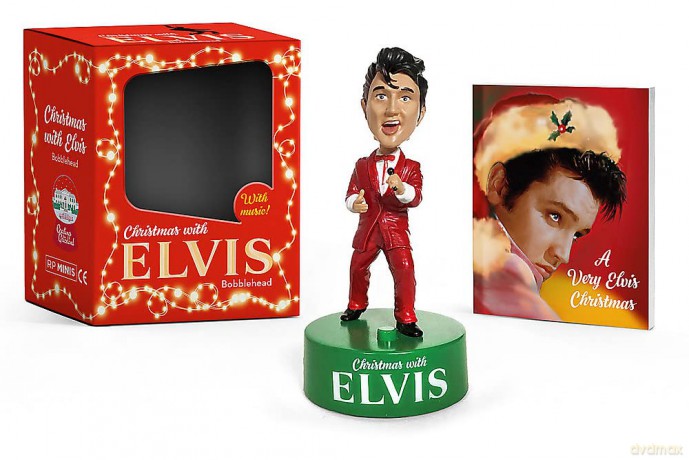Christmas with Elvis Bobblehead (RP Minis) - Robert K. Elder [KSIĄŻKA]
