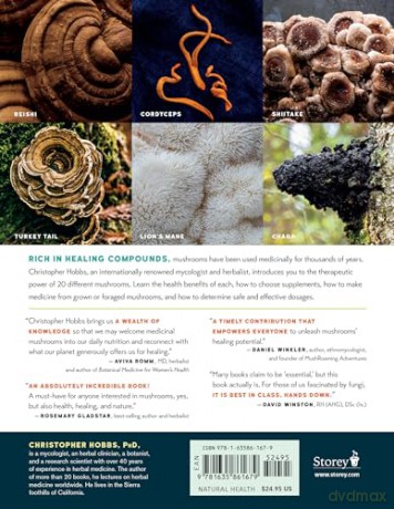 Christopher Hobbs's Guide to Medicinal Mushrooms: Boost Immunity, Improve Memory, Fight Cancer, Stop Infection, and Expand Your Consciousness - Hobbs [KSIĄŻKA]