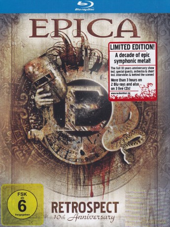 Epica: Retrospect - 10 Anniversary [2xBlu-Ray]+[3CD]