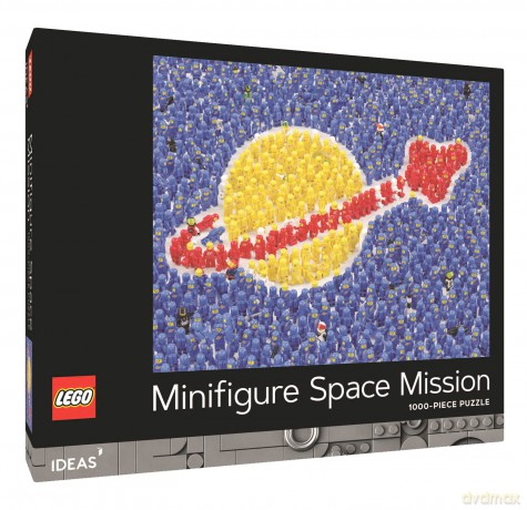 Chronicle Books 9781797214146 Jigsaw Puzzle, Lego Ideas Minifigure Space Mission - Lego [PUZZLE]
