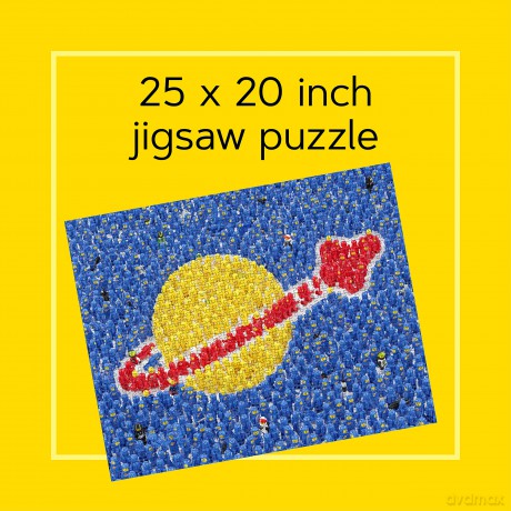 Chronicle Books 9781797214146 Jigsaw Puzzle, Lego Ideas Minifigure Space Mission - Lego [PUZZLE]