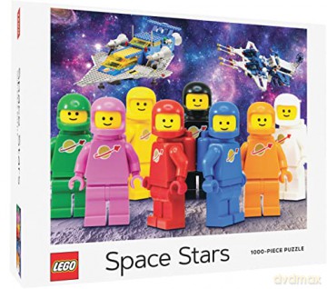 Chronicle Books 9781797214207 Lego Space Stars 1000-Piece Puzzle - Lego [PUZZLE]