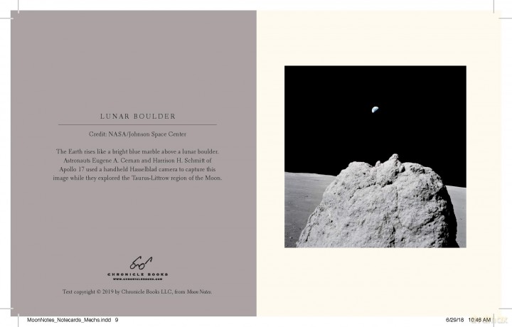 Chronicle Books Moon Notes: Featuring Photographs from the Archives of Nasa - Nirmala Nataraj [KALENDARZ]