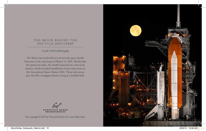 Chronicle Books Moon Notes: Featuring Photographs from the Archives of Nasa - Nirmala Nataraj [KALENDARZ]
