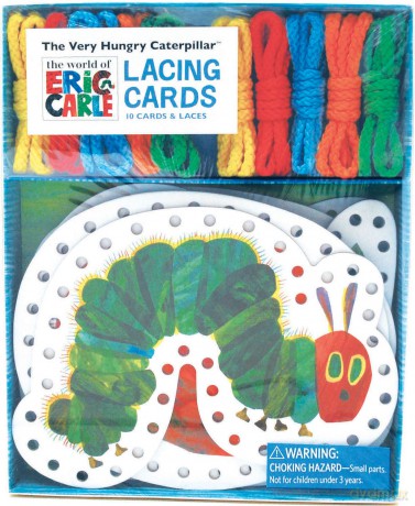 Chronicle Books The World of Eric Carle(TM) The Very Hungry Caterpillar(TM) Lacing Cards - Eric Carle [KSIĄŻKA]