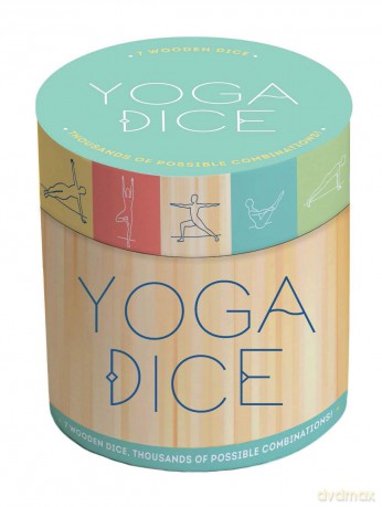 Chronicle Books Yoga Dice: 7 Wooden Dice, Thousands of Possible Combinations! - Chronicle Books [KSIĄŻKA]